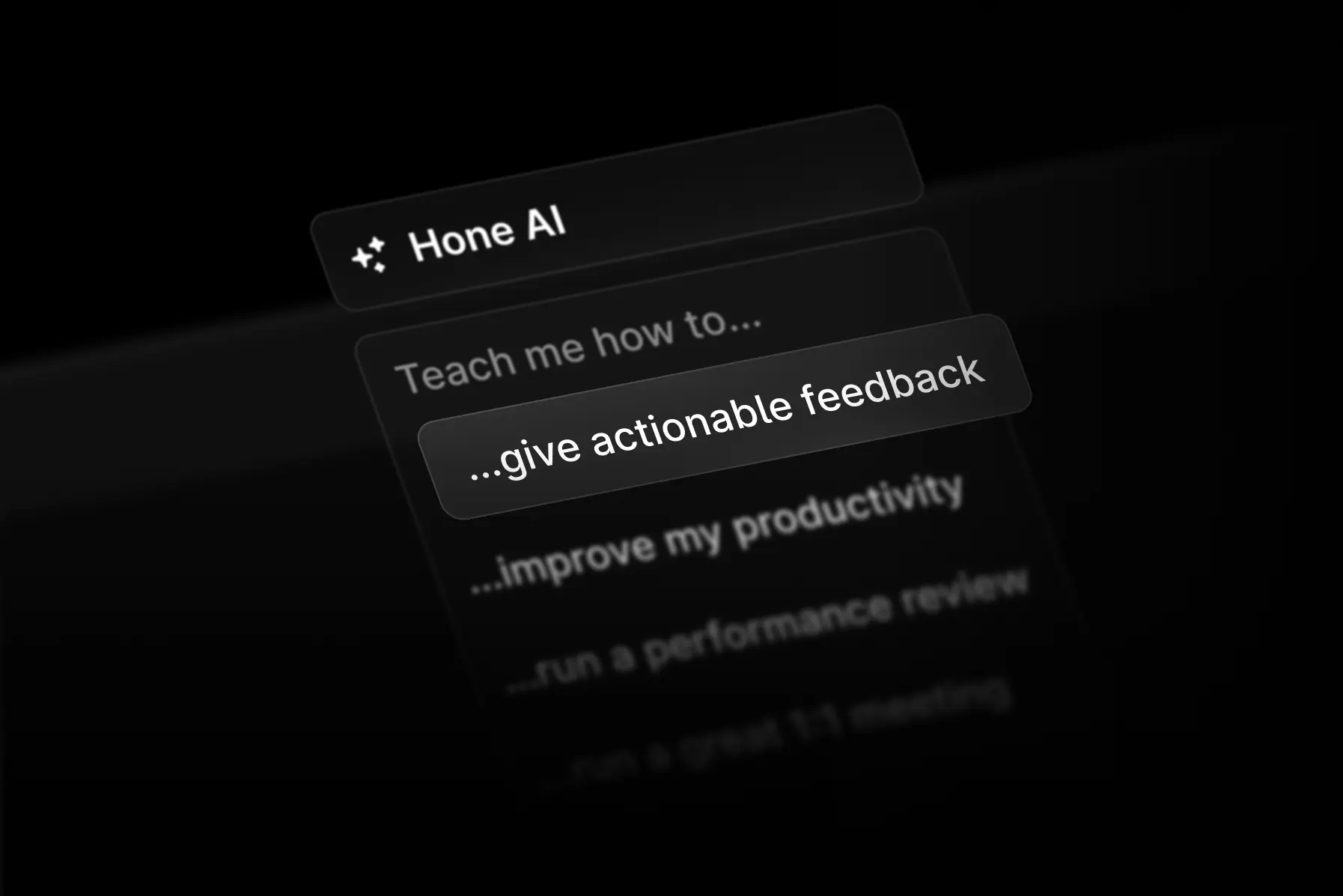 Hone AI coaching prompts for feedback, productivity, and performance reviews