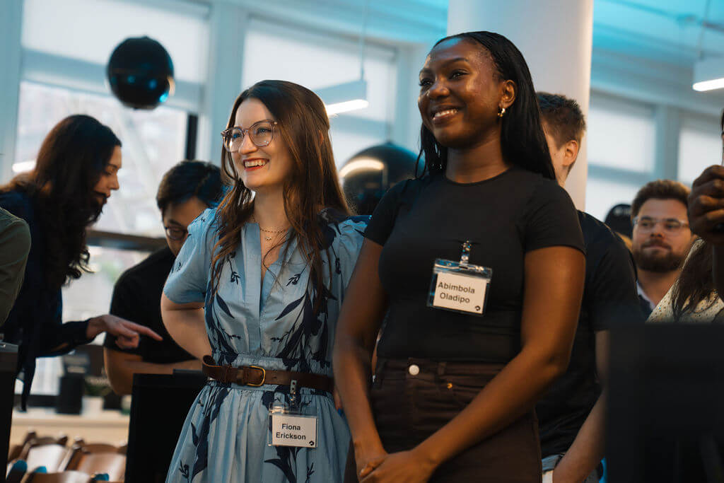 A crowded evening meetup of Marketing Engineers