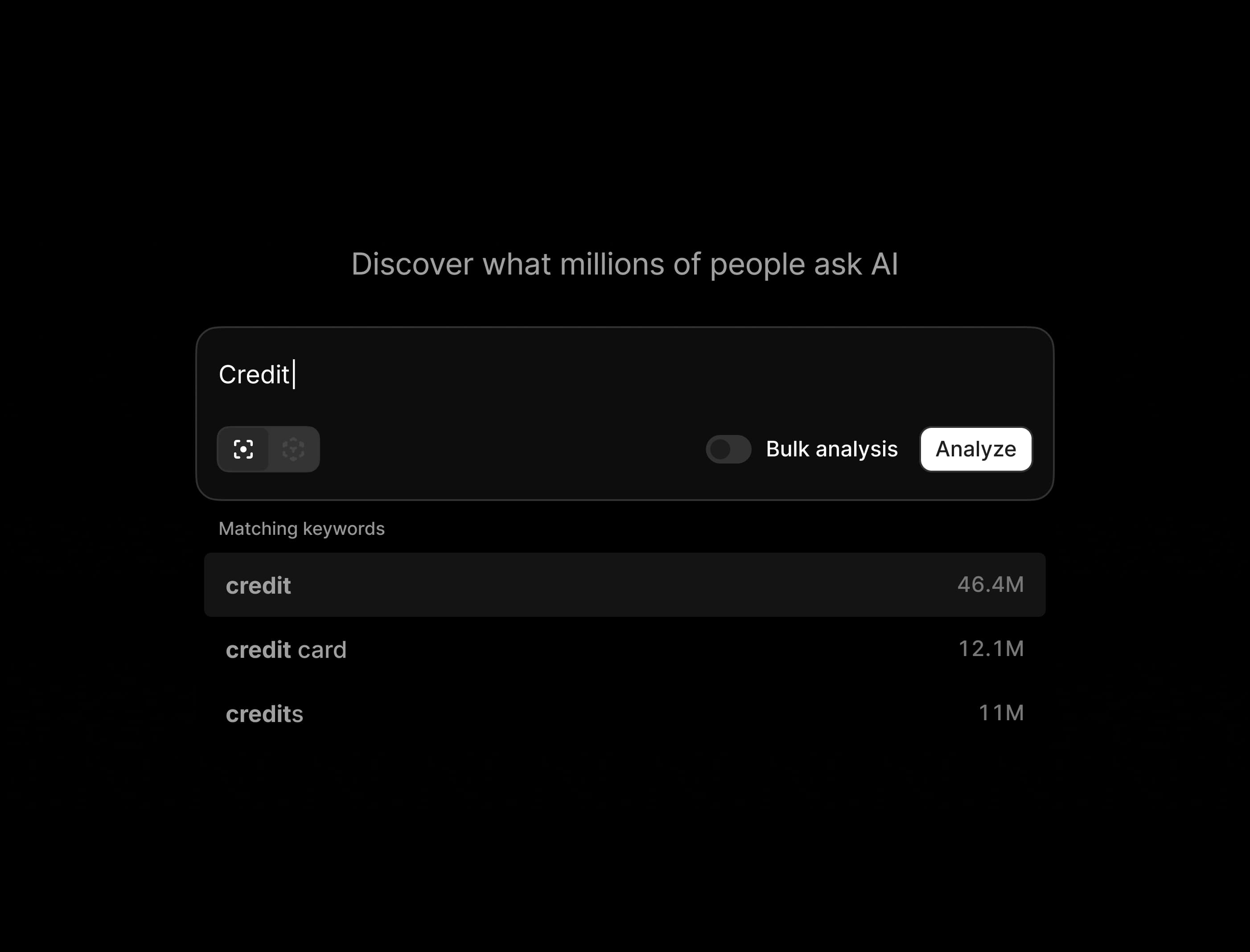 Discover what millions of people ask AI