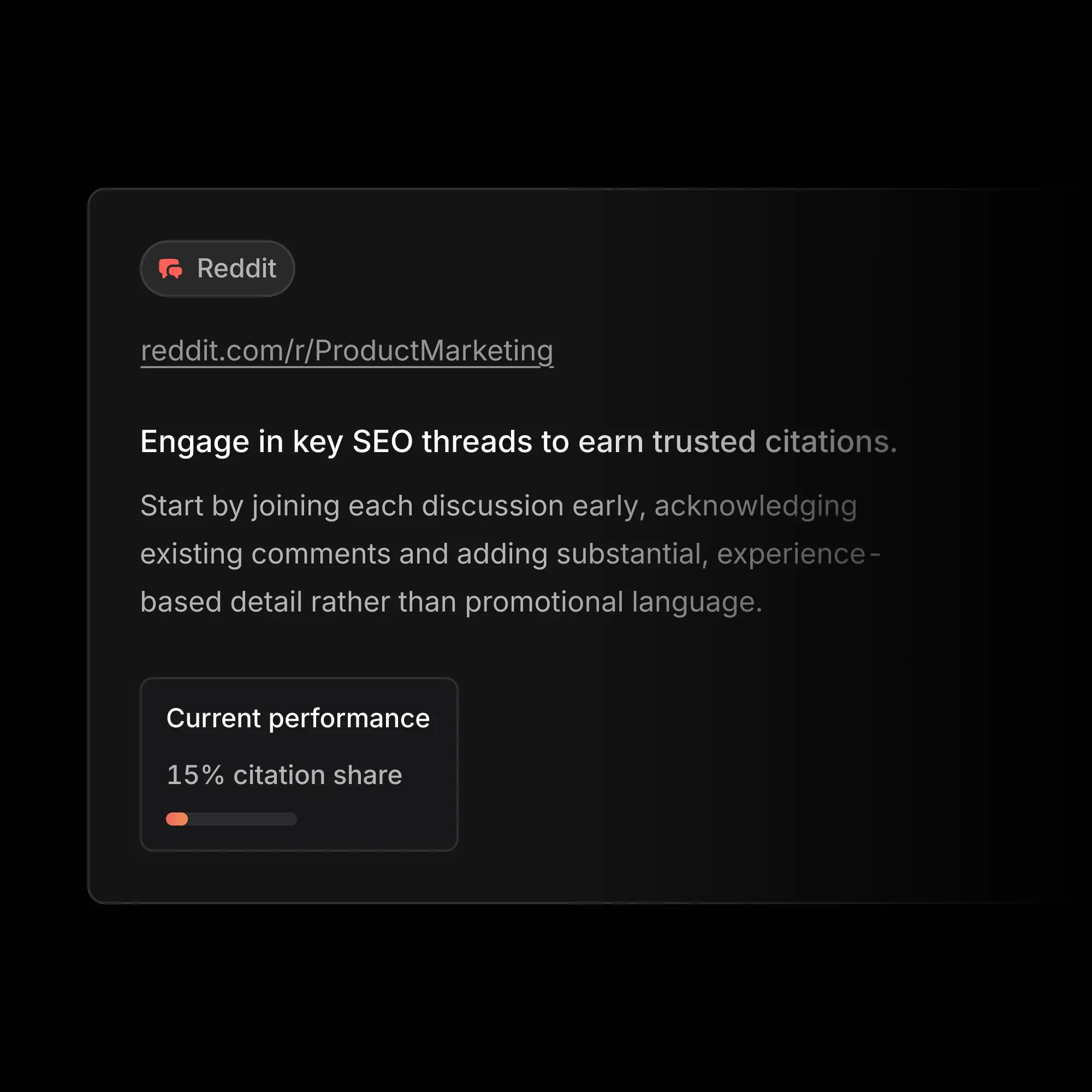 Profound shows opportunities to get mentioned on relevant media