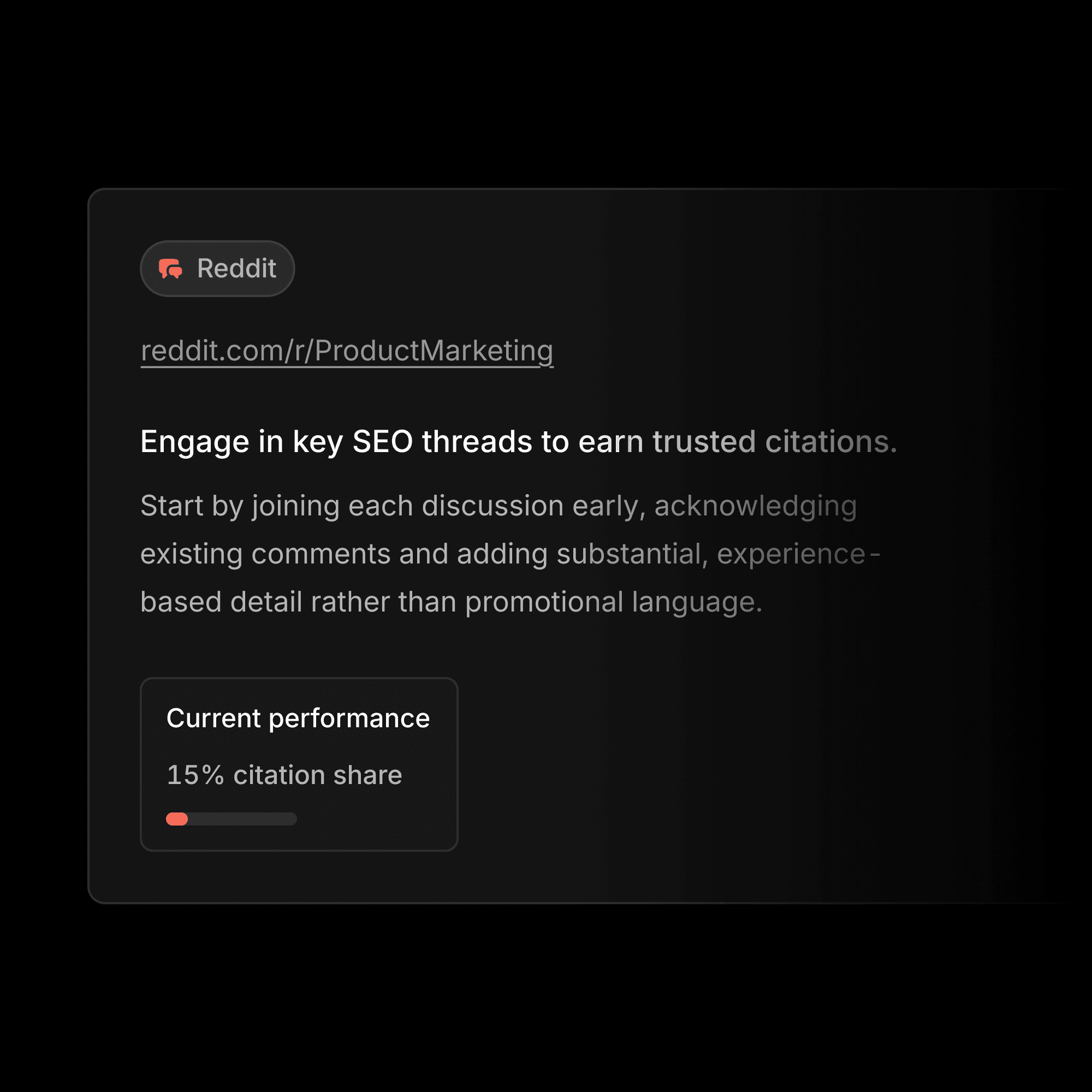 Profound shows opportunities to get mentioned on relevant media