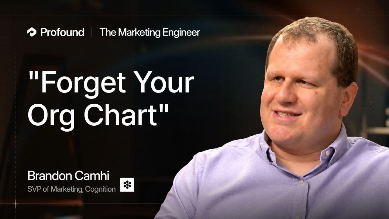 The New Rules of Building a High-Growth Marketing Team | Brandon Camhi, Cognition