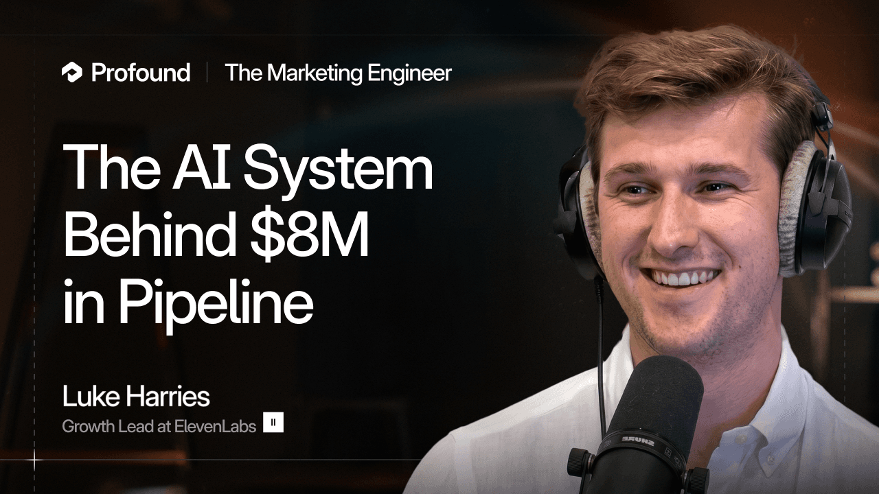 From $100K to $8M Pipeline With AI | Luke Harries, ElevenLabs