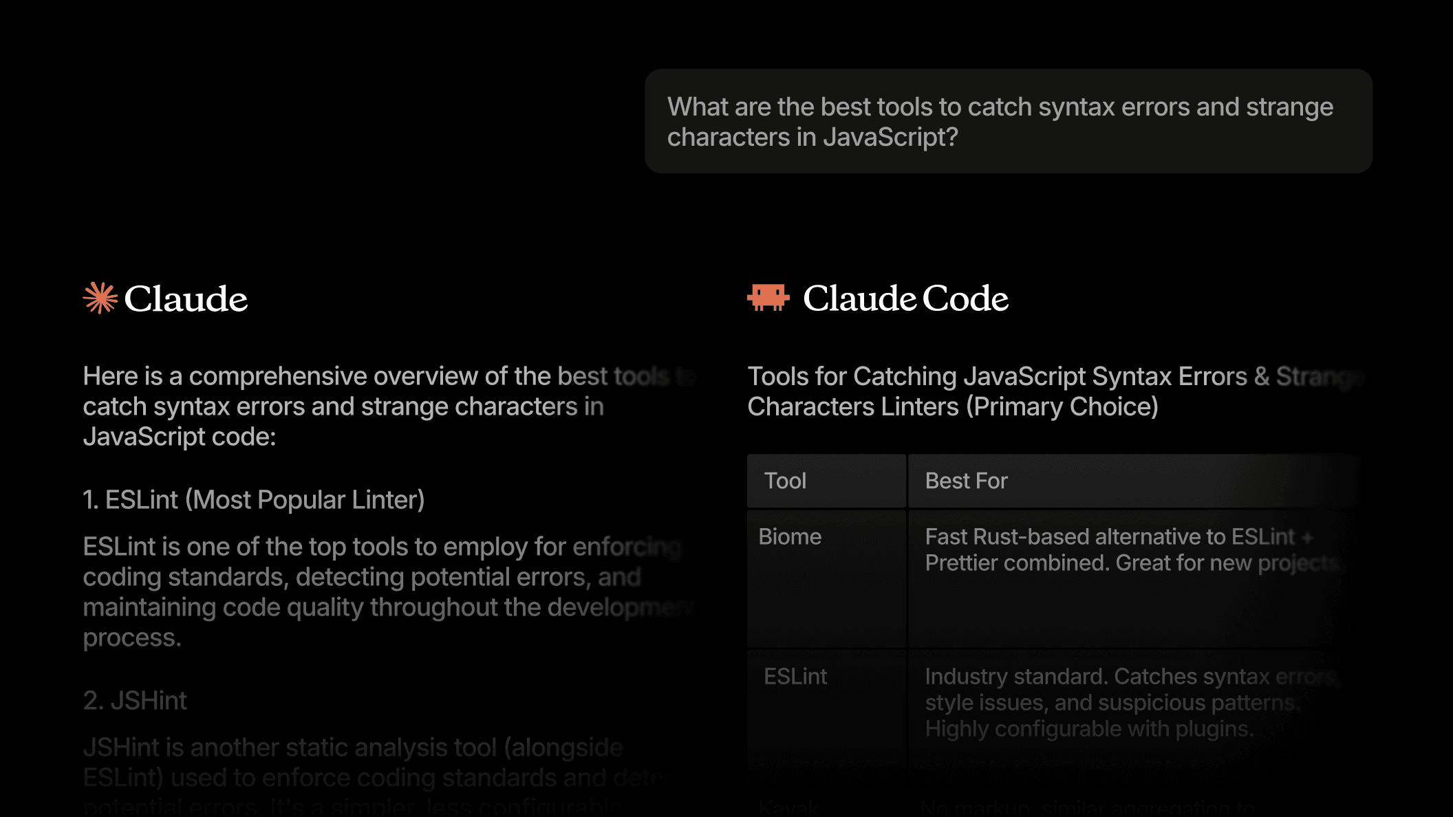 Claude and Claude Code are distinct Answer Engines