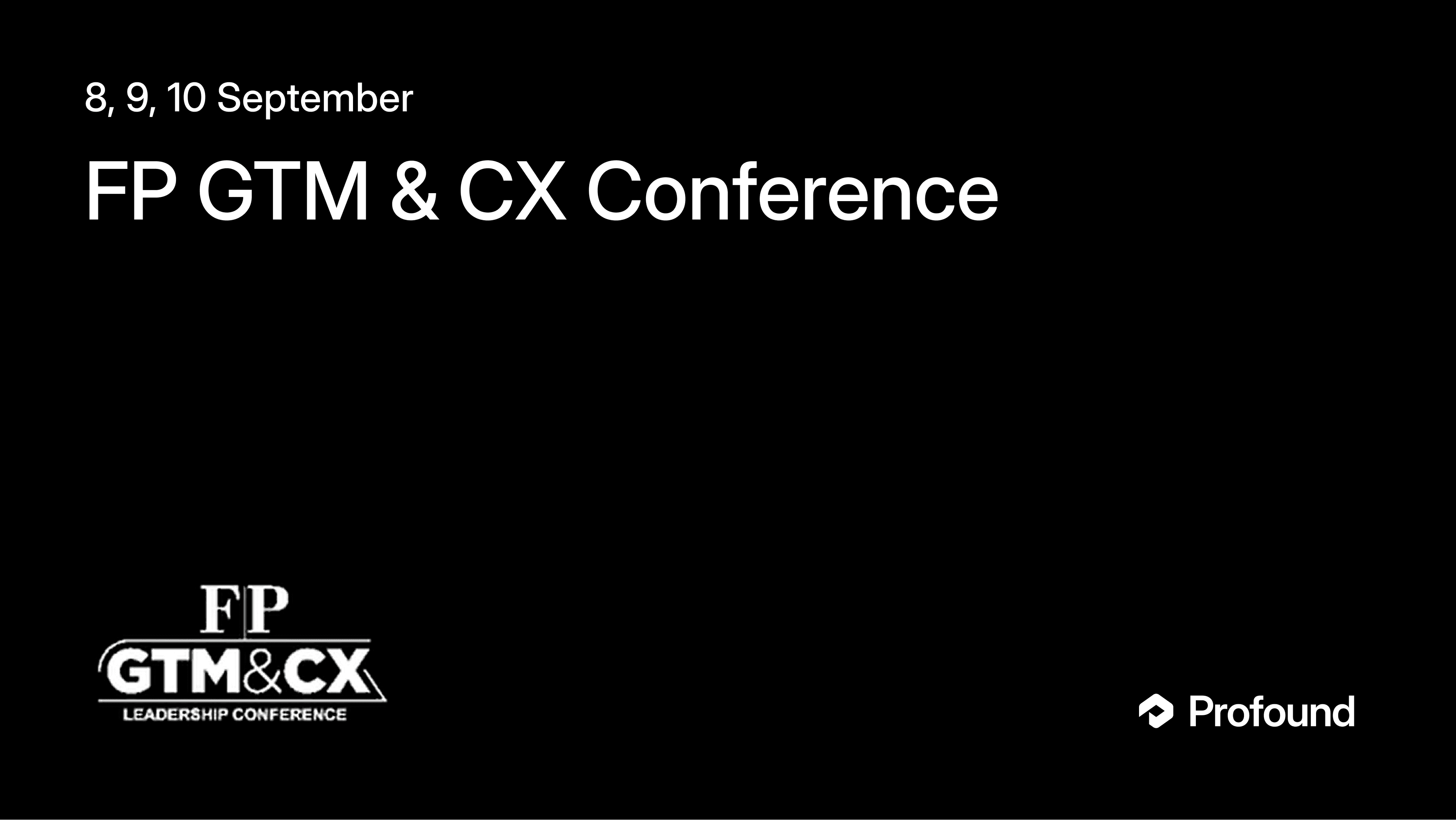 FP 2026 Go-to-Market & Customer Experience Conference