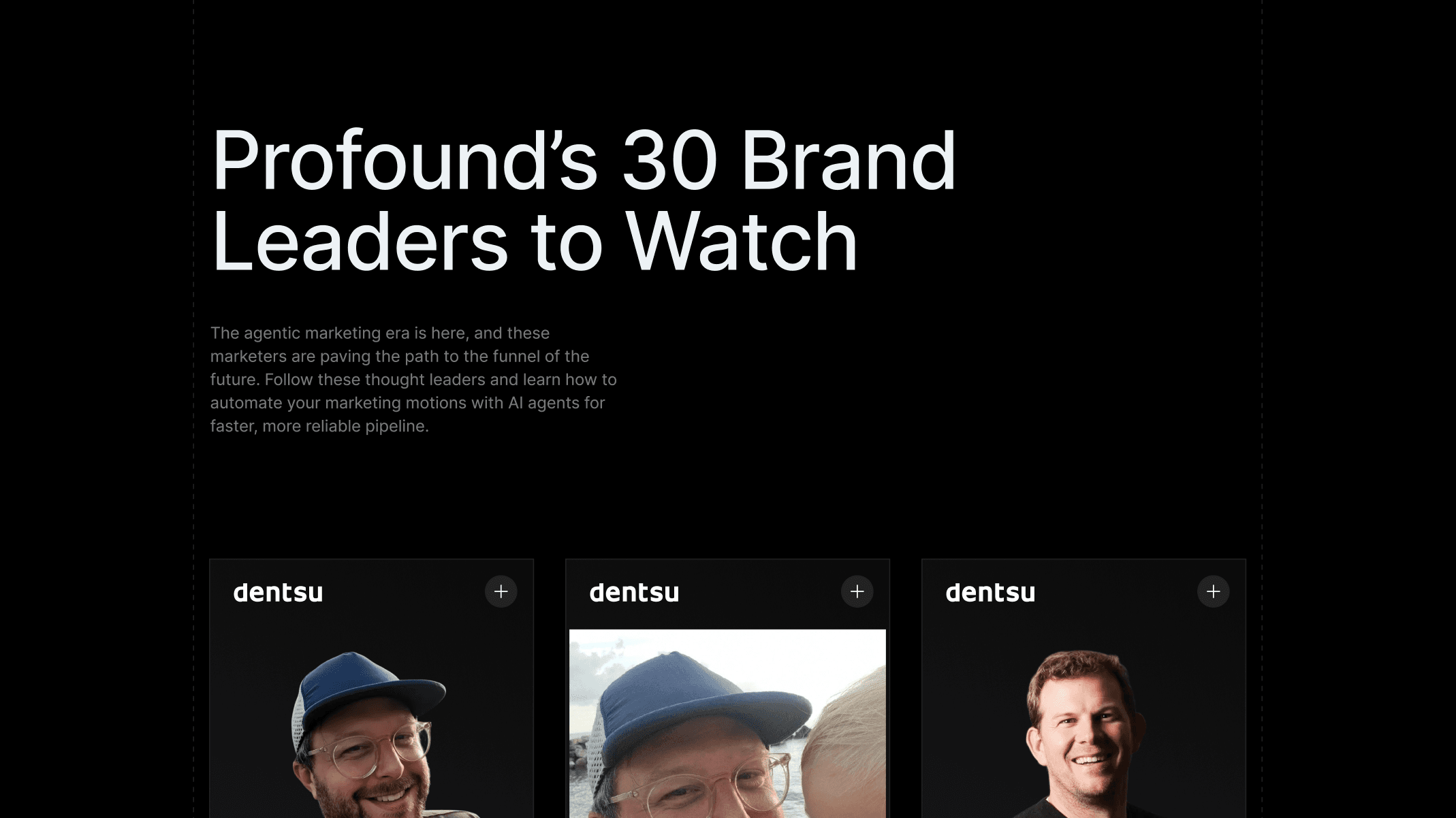 Profound’s marketing agencies and freelancers to watch