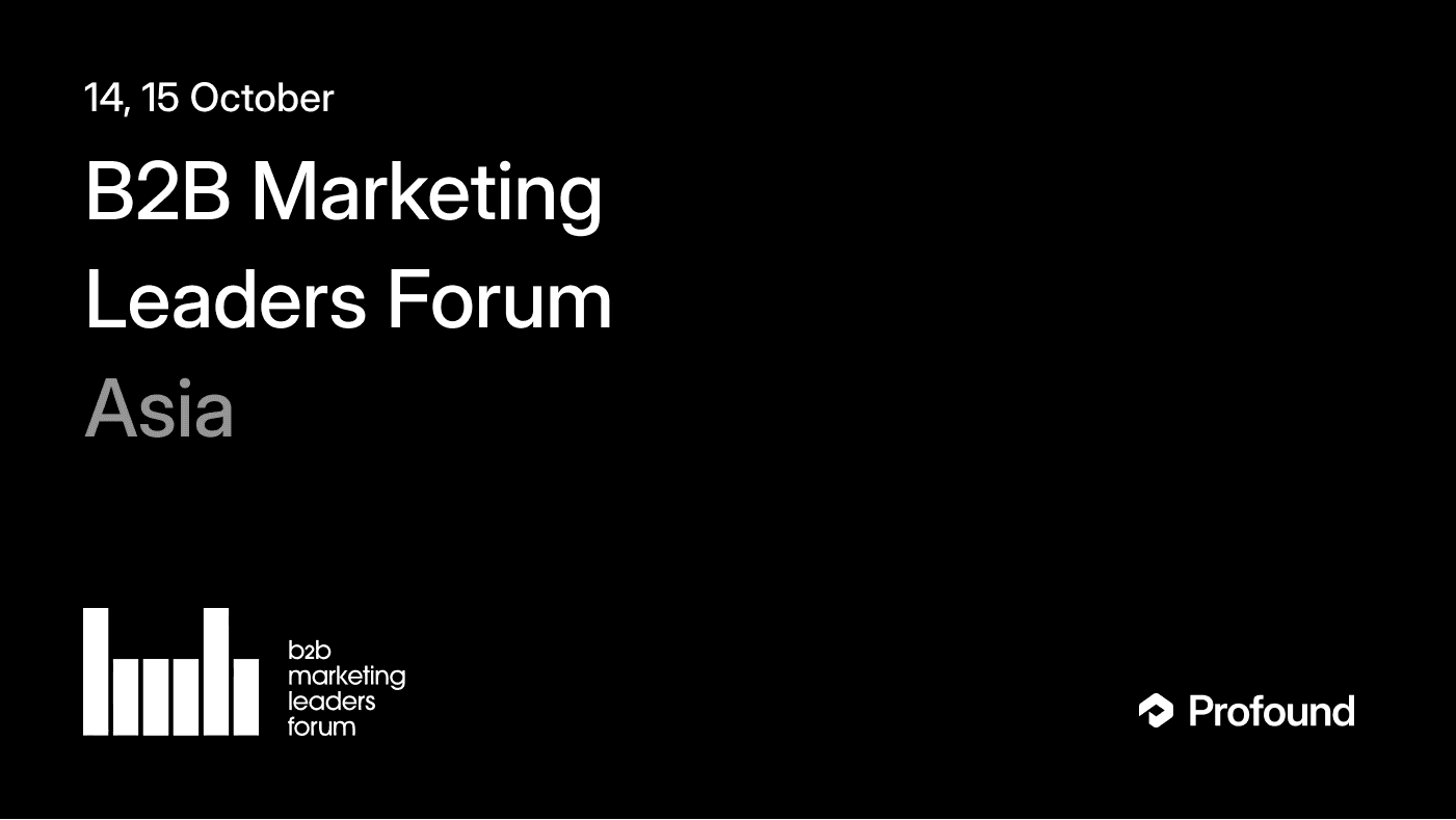 B2B Marketing Leaders Forum Asia
