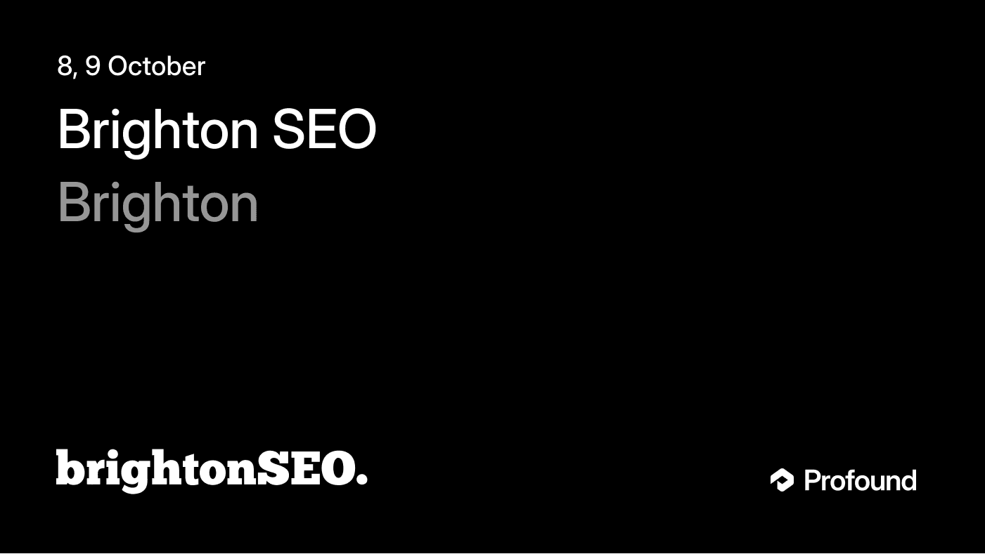 Brighton SEO: Brighton