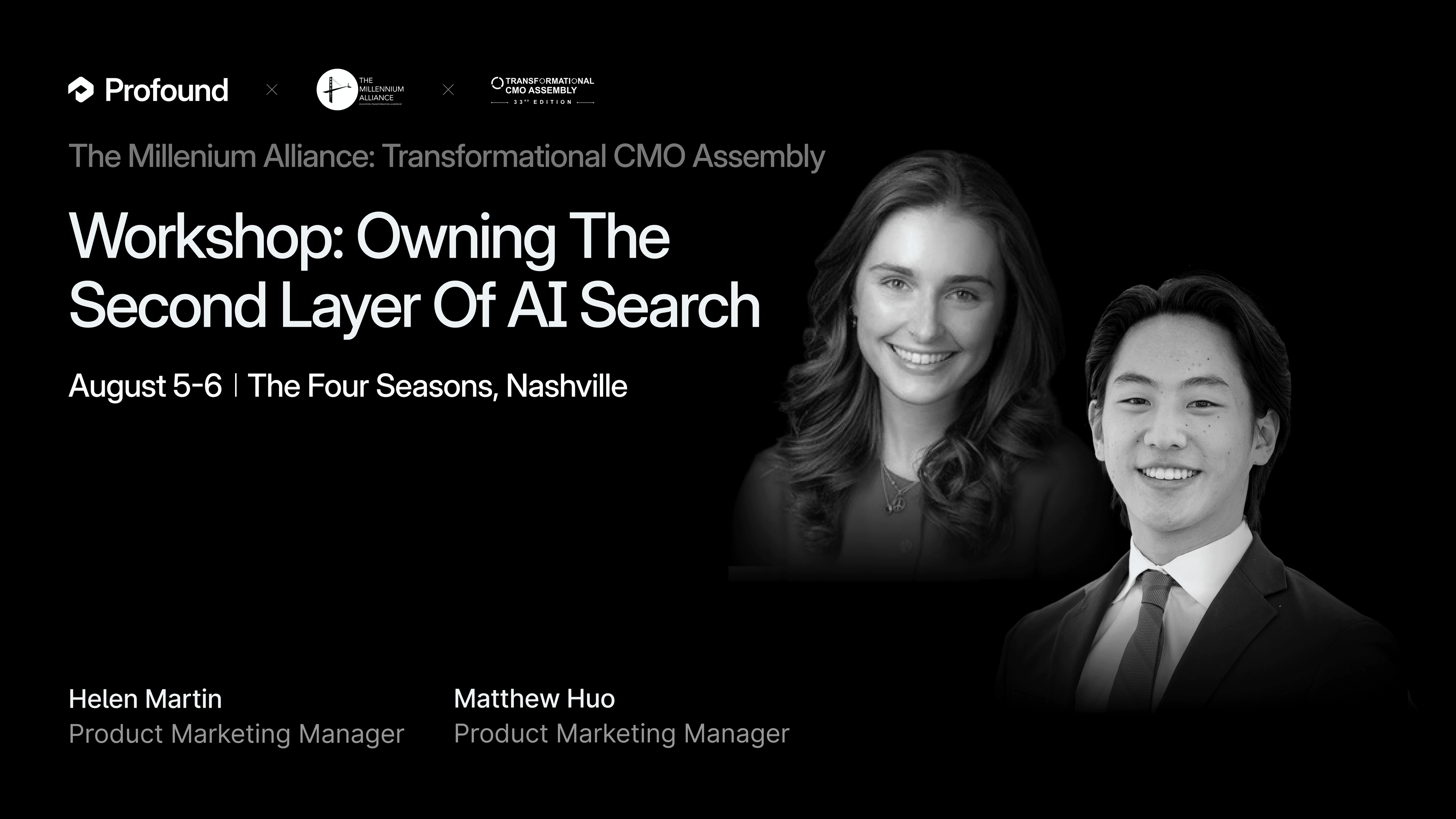 The Millenium Alliance: Transformational CMO Assembly