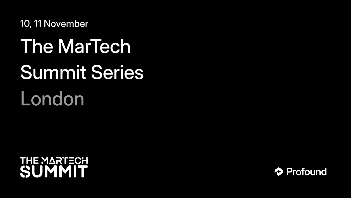 The MarTech Summit Series: London
