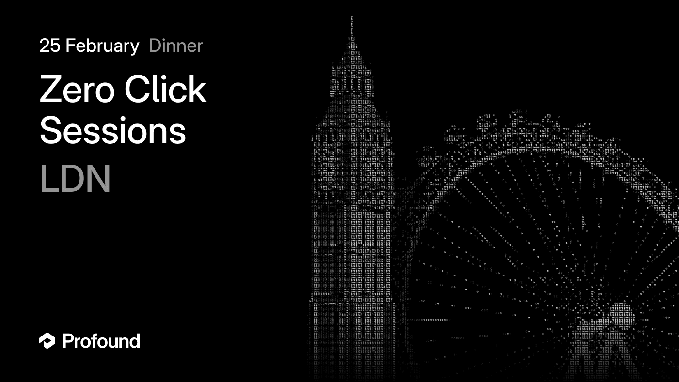 Zero Click Dinner LDN: February
