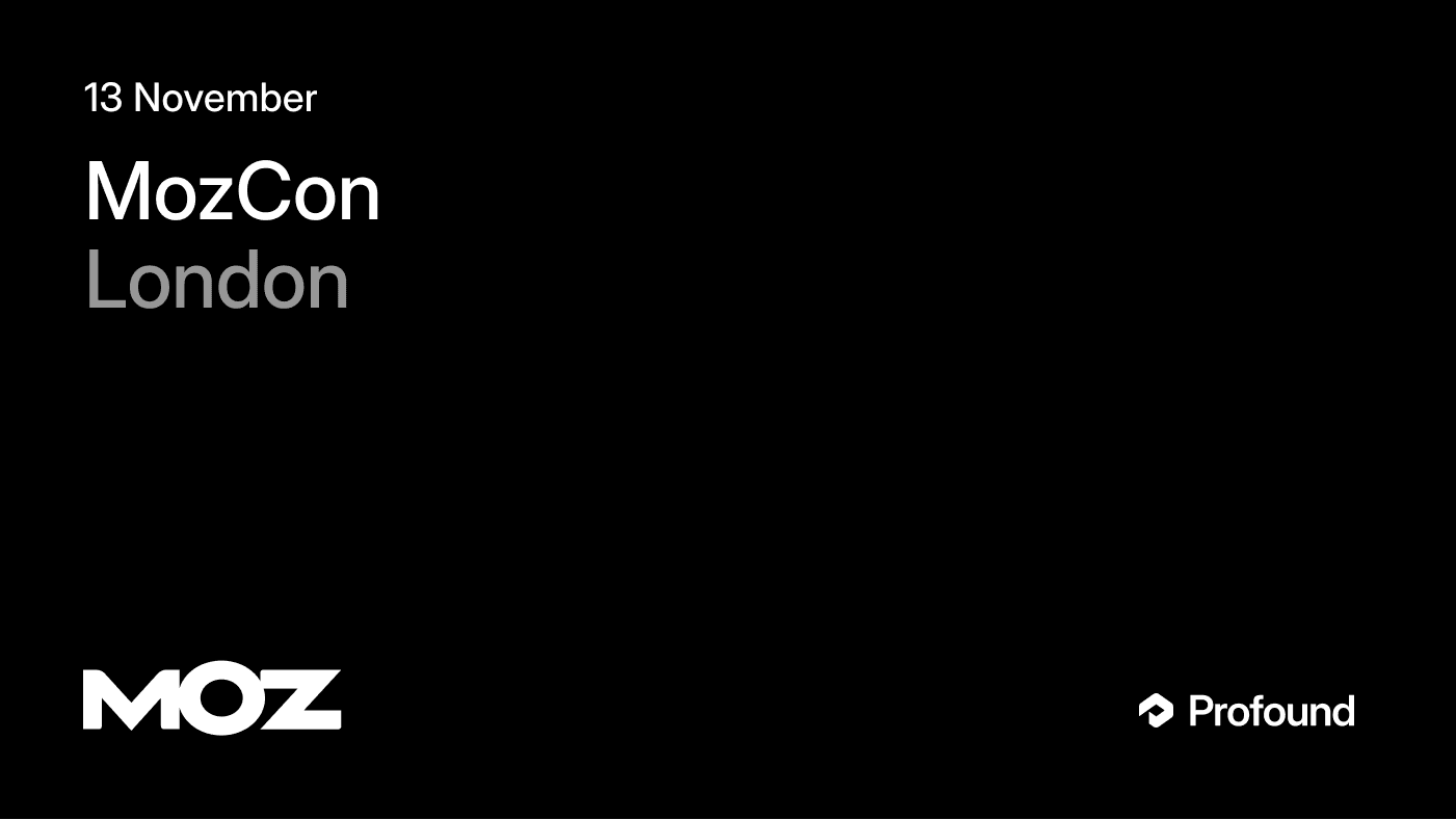 MozCon: London