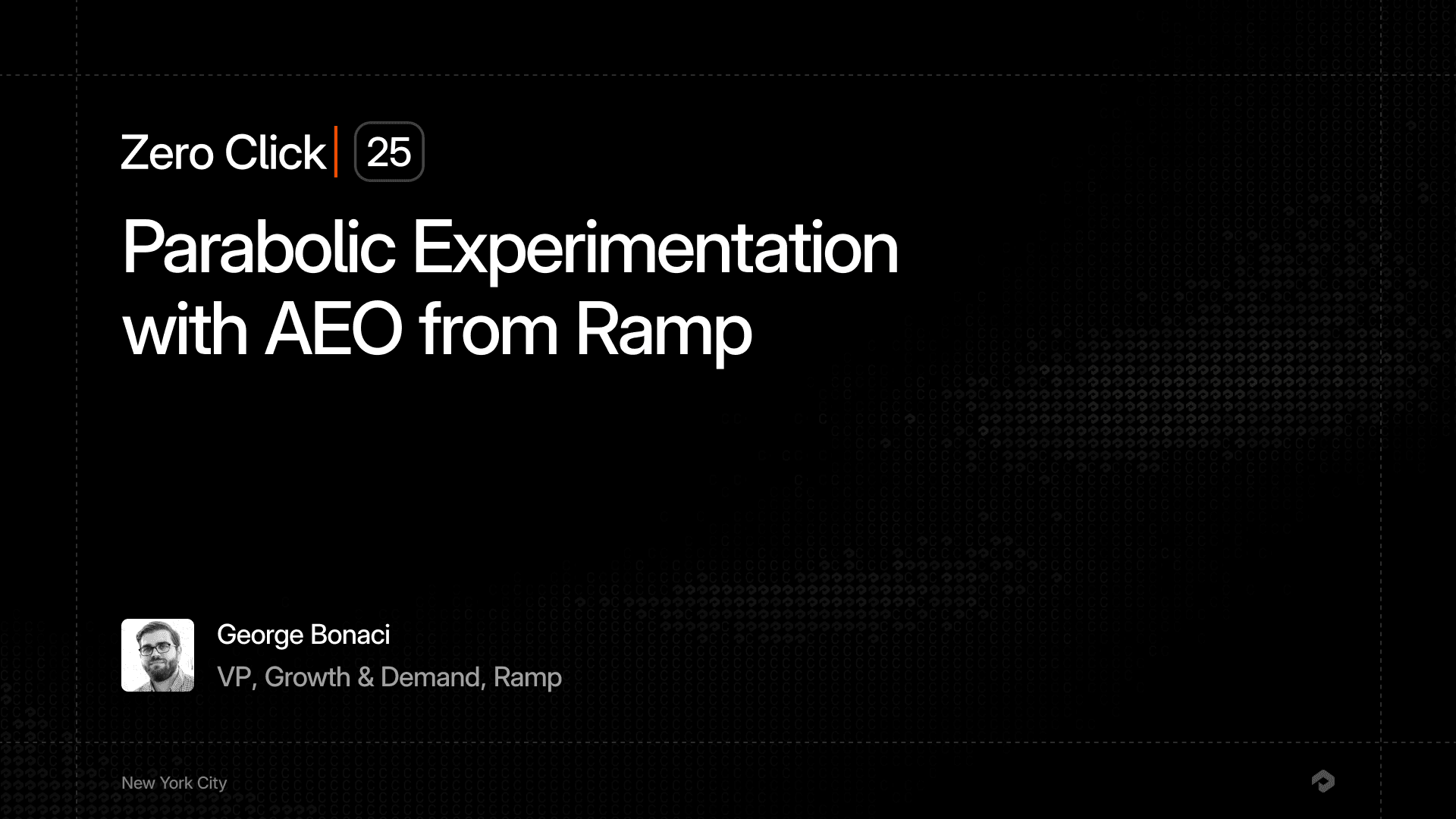 Parabolic Experimentation with AEO from Ramp