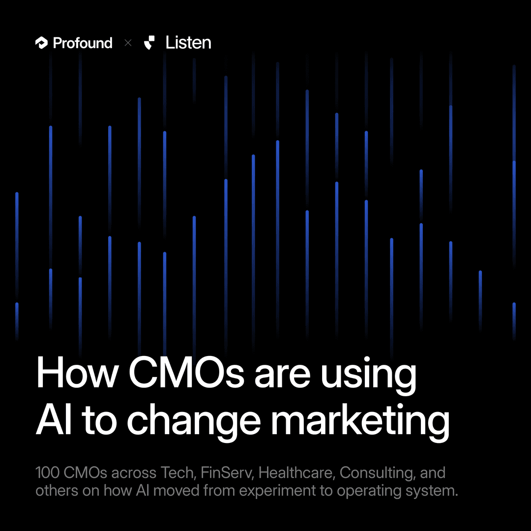 How CMOs are using AI to change marketing