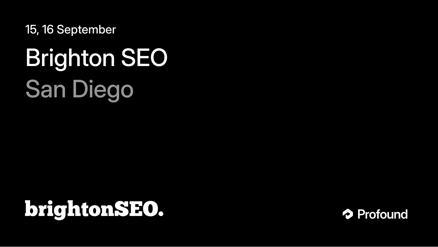 Brighton SEO: San Diego
