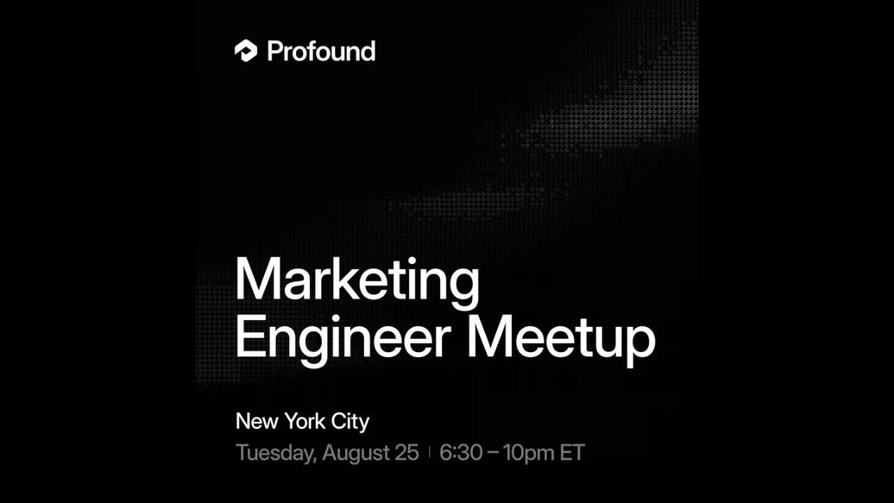 Marketing Engineer Meetup