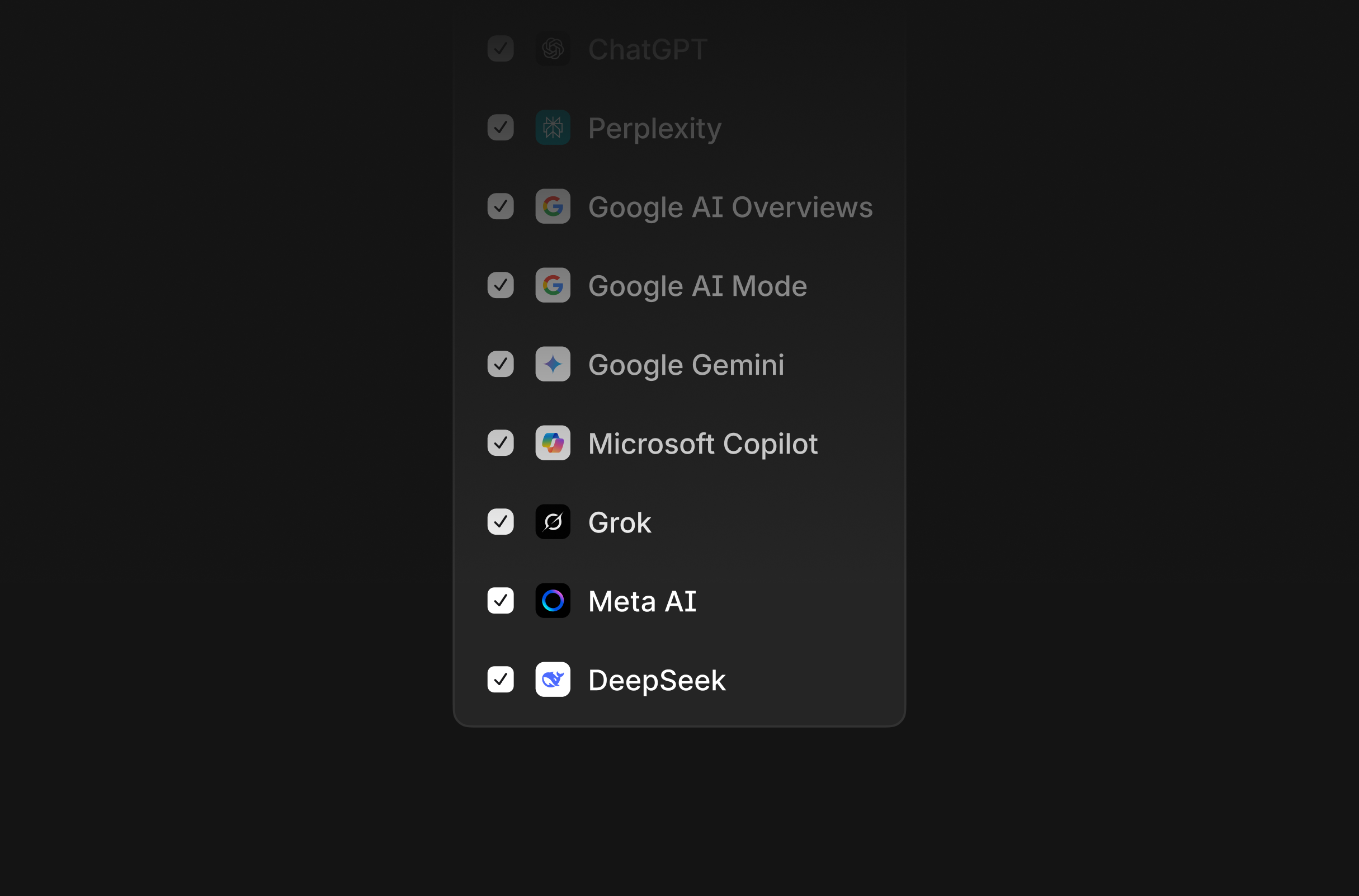 Platforms with DeepSeek