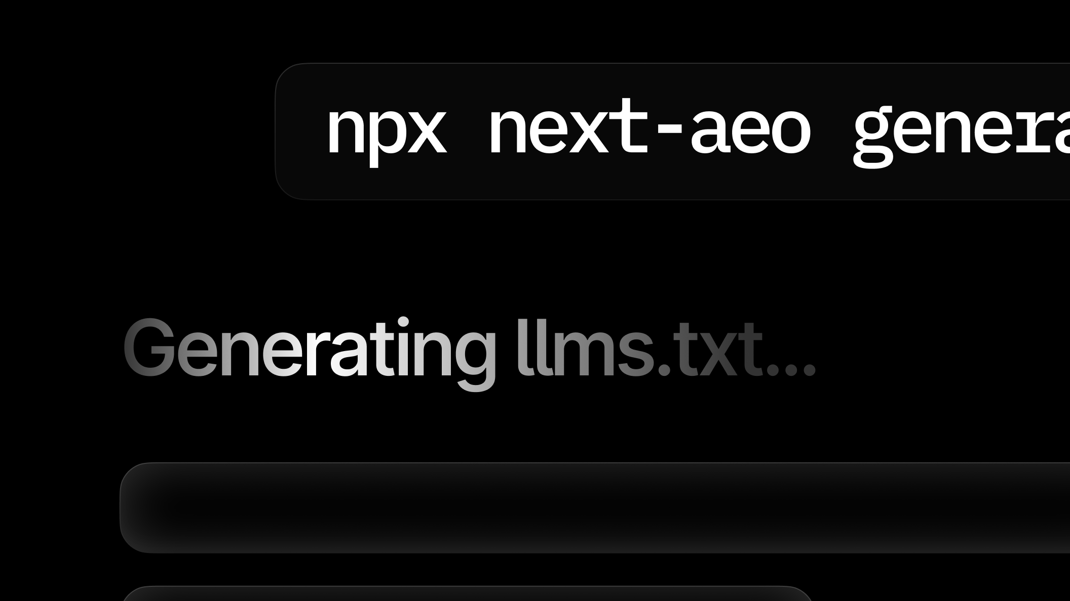 Introducing next‑aeo: Optimize your Next.js App for AI Visibility